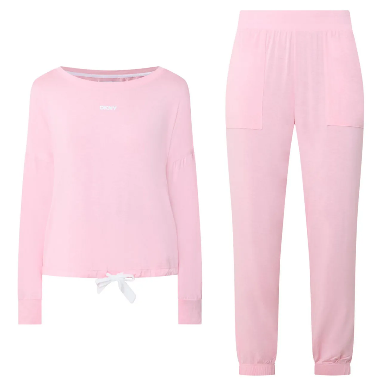 Hot Long-Sleeved Top & Bottoms Pyjama Set Women Sleepwear