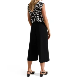 Sale Lori Cropped Wide-Leg Culottes Women Trousers & Shorts