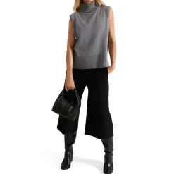 Sale Lori Cropped Wide-Leg Culottes Women Trousers & Shorts