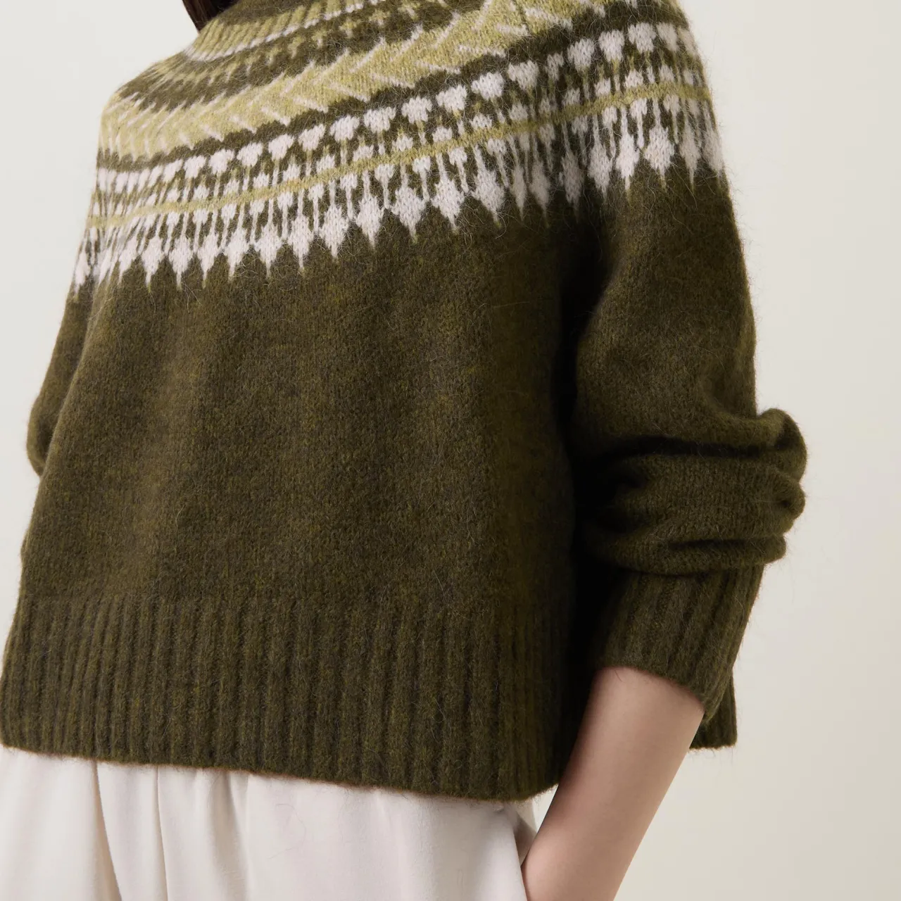 Outlet Lorrie Fair Isle Sweater Women Sweaters & Cardigans