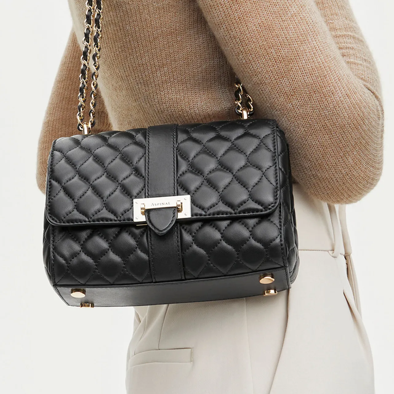 Best Lottie Quilted Shoulder Bag Women Shoulder Bags