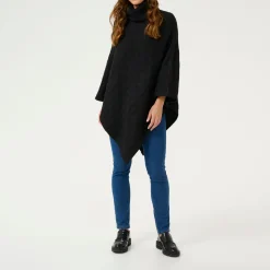 Discount Louie Oversized Poncho Women Sweaters & Cardigans