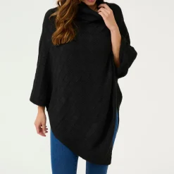 Discount Louie Oversized Poncho Women Sweaters & Cardigans