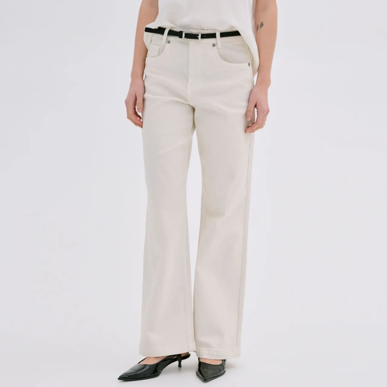 Hot Louis 157 High-Rise Wide-Leg Jeans Women Denim