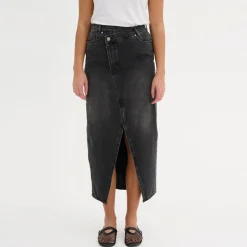 Online Louis Crossover Denim Skirt Women Skirts