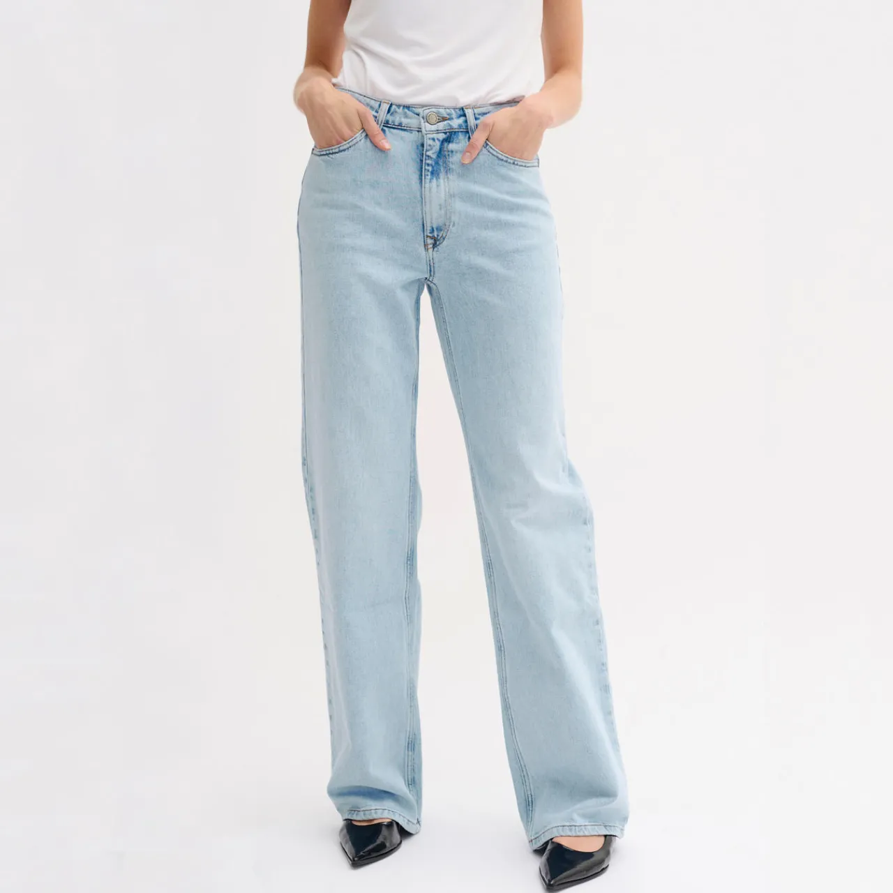 Clearance Louis Wide-Leg Jeans Women Denim