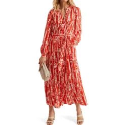 Discount Louisa Printed Dress Women Dresses