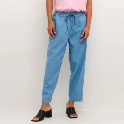 Hot Louise High-Rise Regular Fit Denim Trousers Women Trousers & Shorts