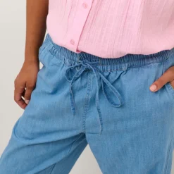 Hot Louise High-Rise Regular Fit Denim Trousers Women Trousers & Shorts