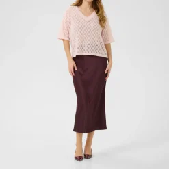 Best Lourine Openwork Sweater Women Sweaters & Cardigans