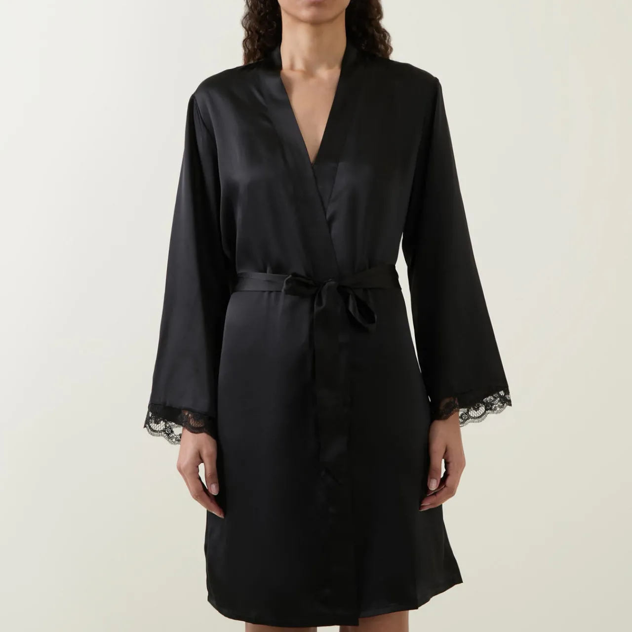 Best Love Me Lace Robe Women Sleepwear