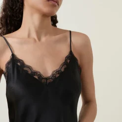 Online Love Me Lace Silk Camisole Top Women Sleepwear