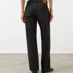 Clearance Low Loose Wide Leg Jeans Women Denim