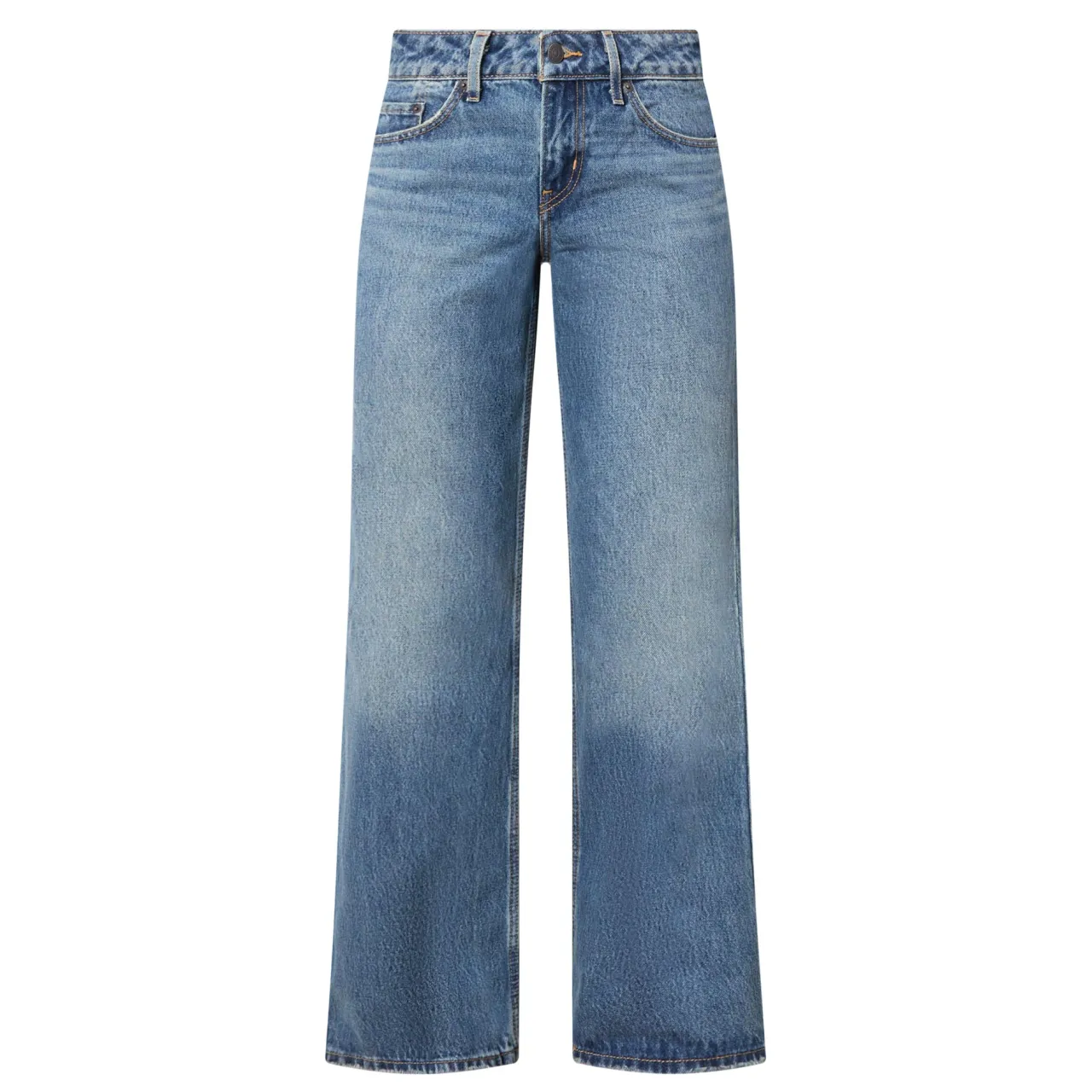 Hot Low-Rise Wide Leg Jeans Women Denim