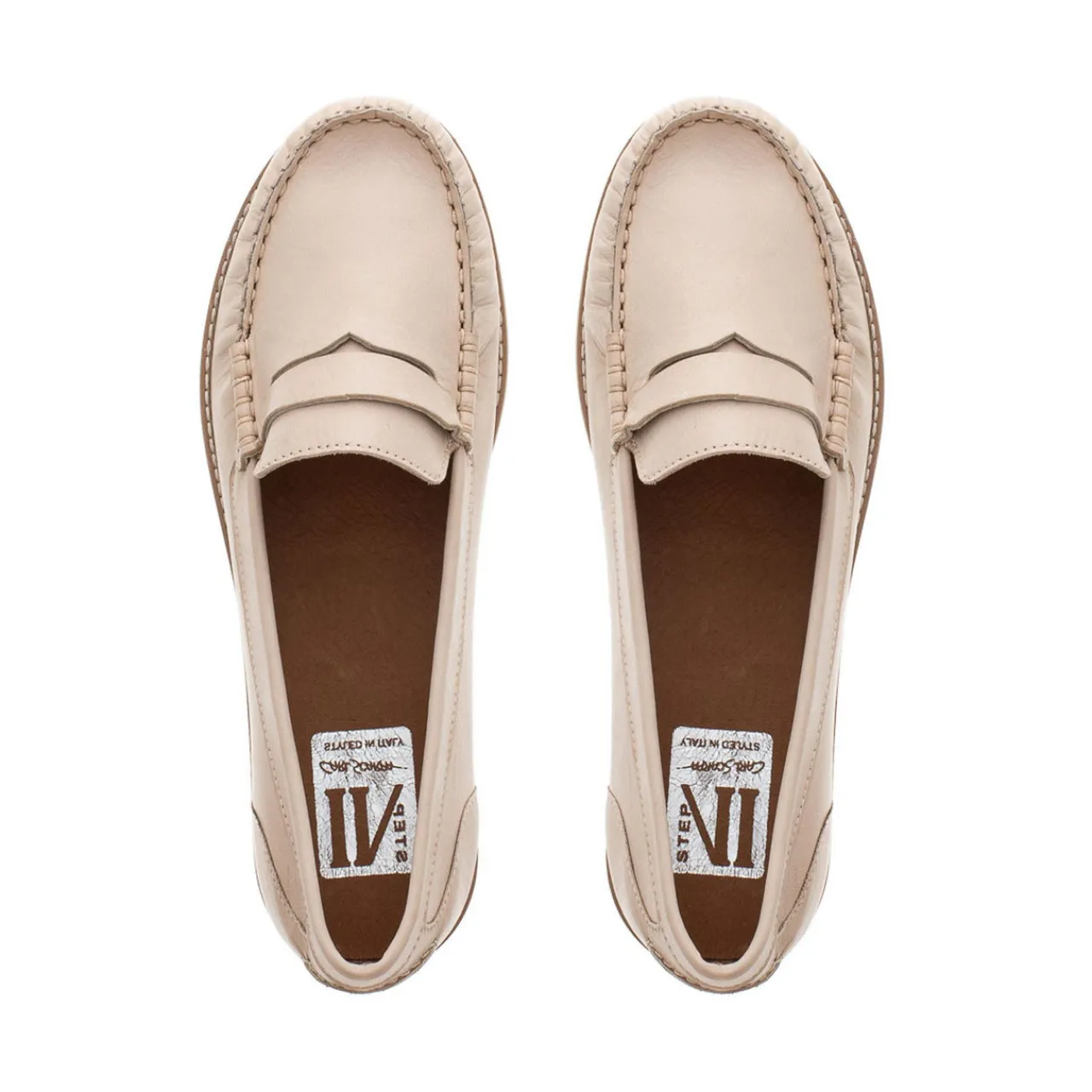 Discount Lucentia Wedge Leather Loafers Women Loafers