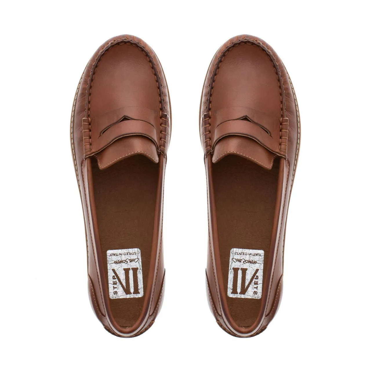 Lucentia Wedge Leather Loafers Women Loafers