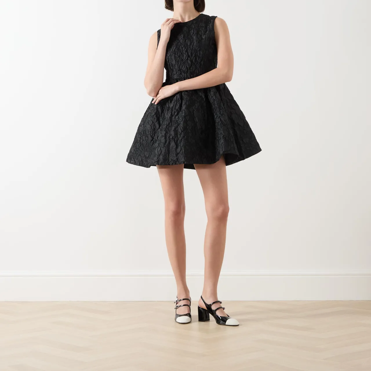 Clearance Lucia Jacquard Open Back Mini Dress Women Dresses