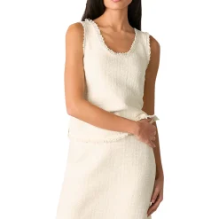 Hot Lucie Boucle Tank Women Tops