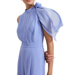 Best Lucie Tie Bow Wide Leg Jumpsuit Women Jumpsuits