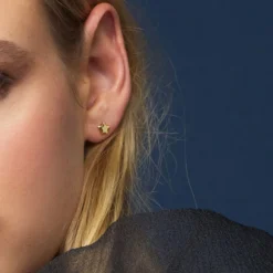 New Lucky Star Stud Earrings Women Earrings