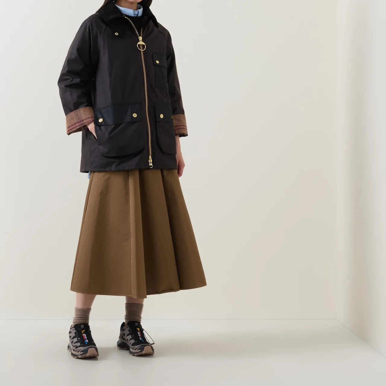 Luella Logo Wax Jacket Women Coats & Jackets