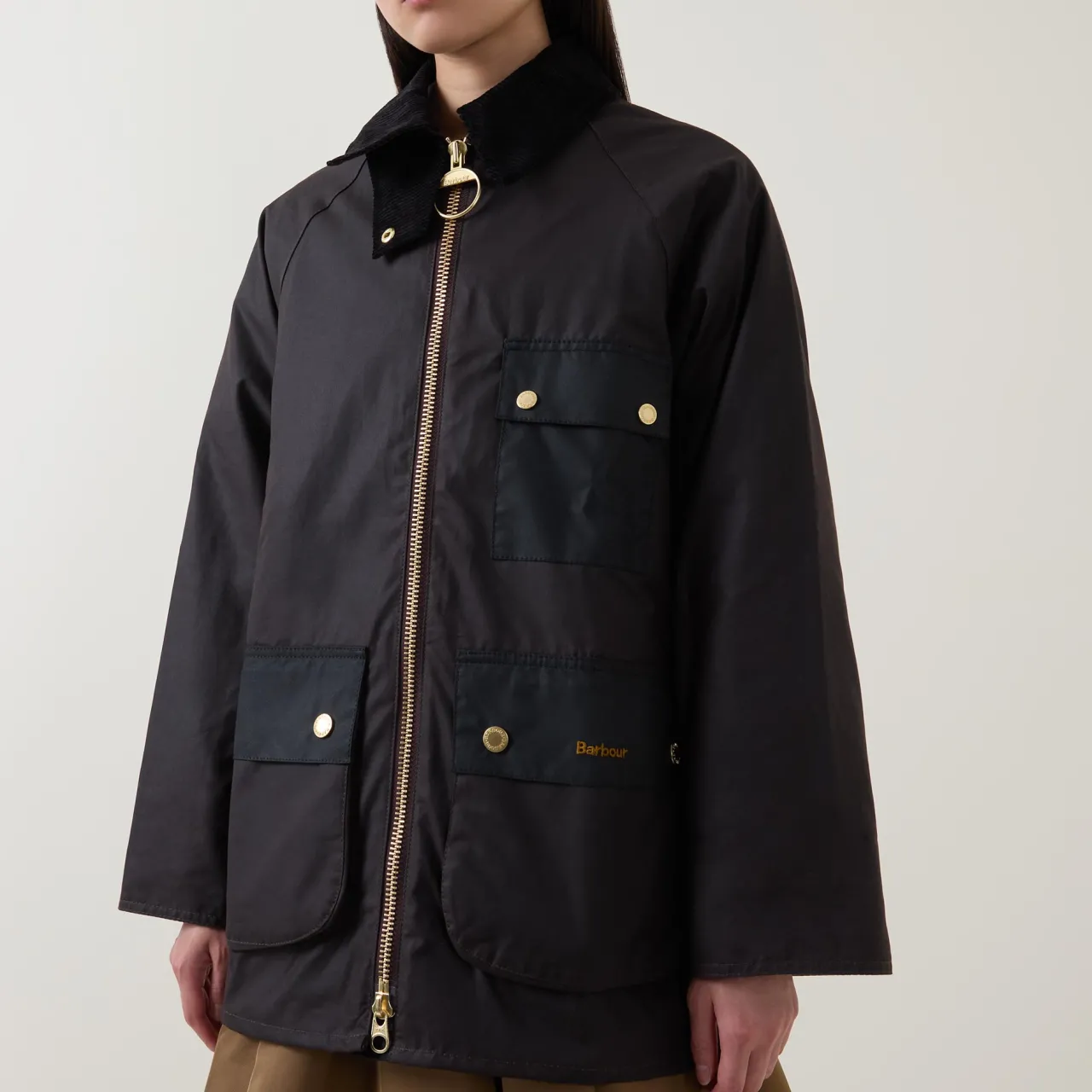 Luella Logo Wax Jacket Women Coats & Jackets