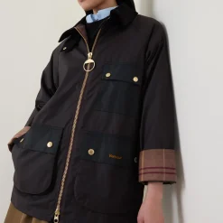 Luella Logo Wax Jacket Women Coats & Jackets