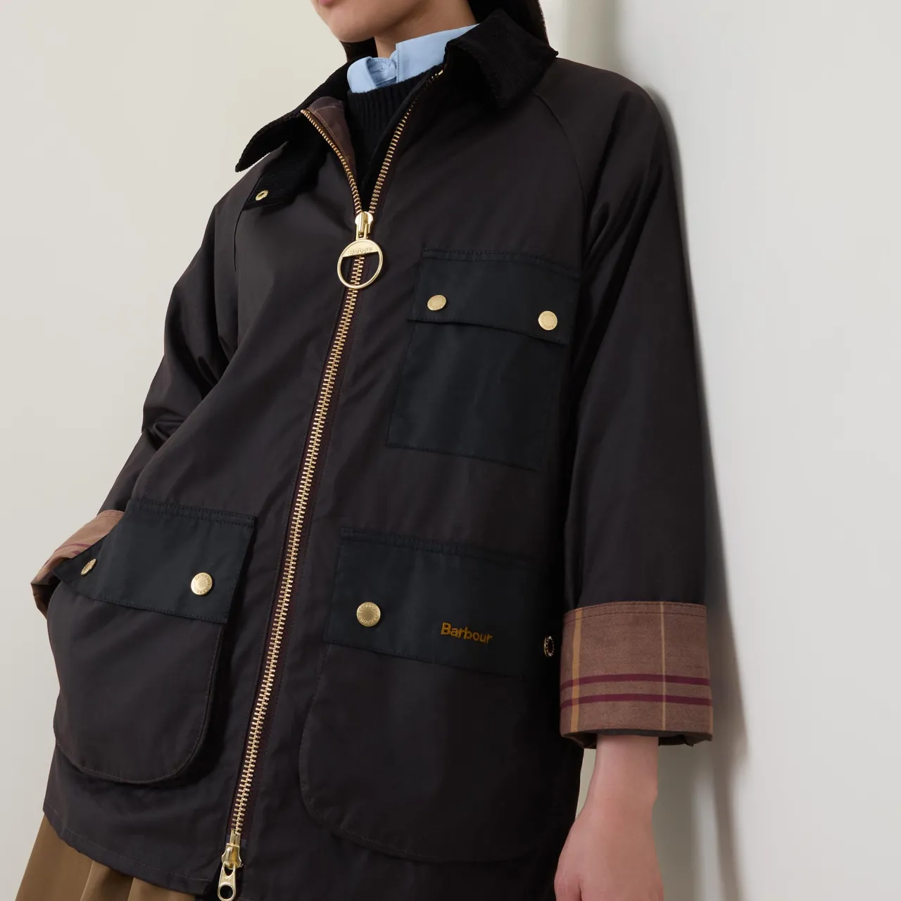 Luella Logo Wax Jacket Women Coats & Jackets