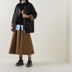 Luella Logo Wax Jacket Women Coats & Jackets