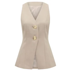 Discount Lulu Longline Waistcoat Women Coats & Jackets