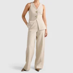 Discount Lulu Longline Waistcoat Women Coats & Jackets