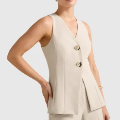 Discount Lulu Longline Waistcoat Women Coats & Jackets