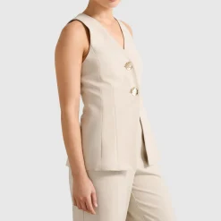 Discount Lulu Longline Waistcoat Women Coats & Jackets