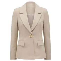 Clearance Lulu Single-Breasted Button Blazer Women Coats & Jackets