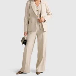 Clearance Lulu Single-Breasted Button Blazer Women Coats & Jackets