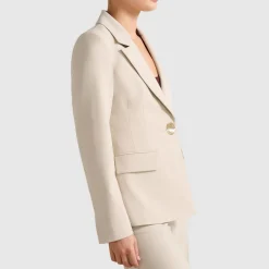Clearance Lulu Single-Breasted Button Blazer Women Coats & Jackets