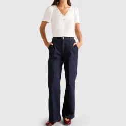 Sale Luna Embroidered Top Women Tops