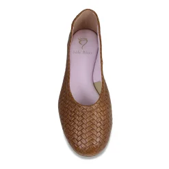 Online Luna Weave Leather Ballet Flats Women Flats