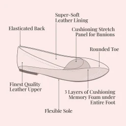 Online Luna Weave Leather Ballet Flats Women Flats