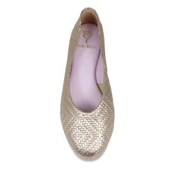 Sale Luna Weave Leather Ballet Flats Women Flats