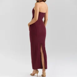 Hot Lusilla Mesh Halter Dress Women Dresses