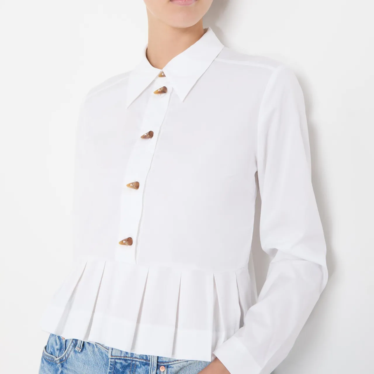 Discount Lustona Peplum Shirt Women Tops