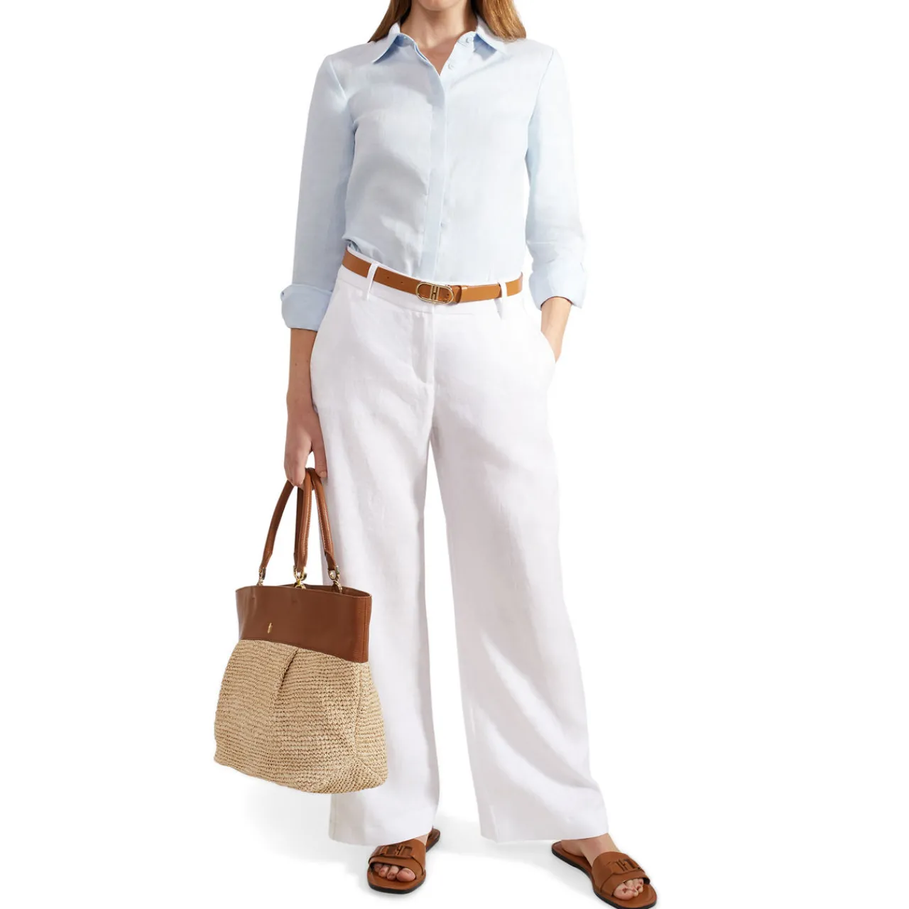 Clearance Lynn Linen Trousers Women Trousers & Shorts