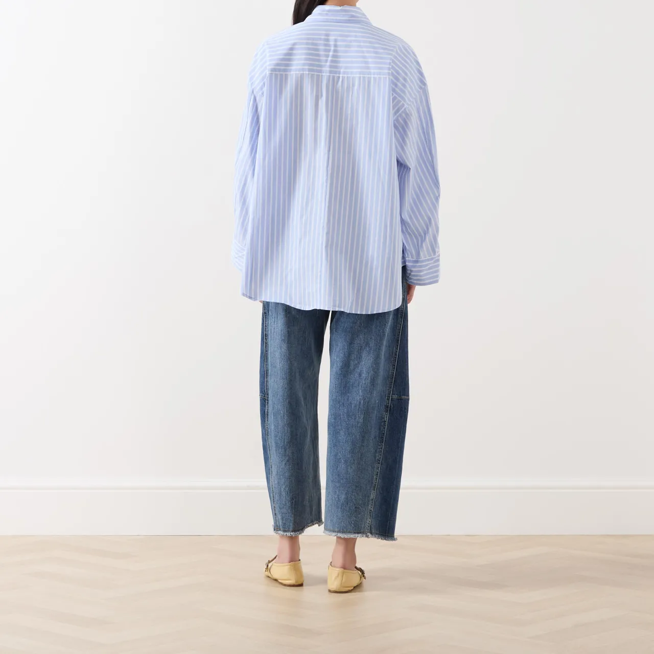 Sale Lynne Double Pocket Striped Shirt Women Tops