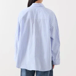Sale Lynne Double Pocket Striped Shirt Women Tops