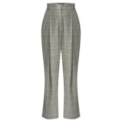 Outlet Lyra Check Wide Leg Trousers Women Trousers & Shorts