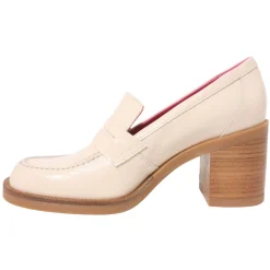 M672 Block Heel Loafers Women Loafers