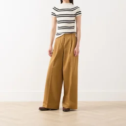 New Maciste Mid-Rise Wide Leg Trousers Women Trousers & Shorts