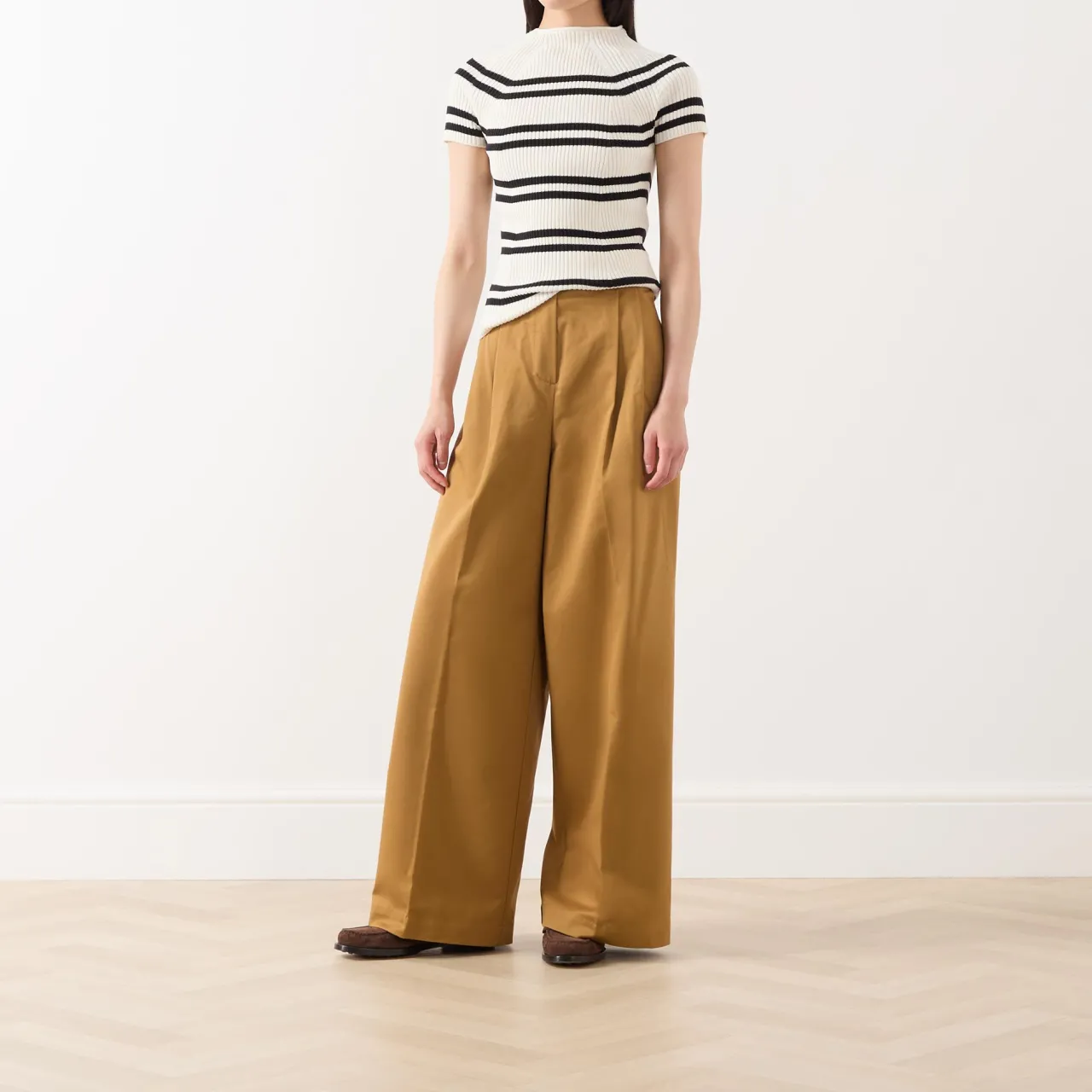 New Maciste Mid-Rise Wide Leg Trousers Women Trousers & Shorts