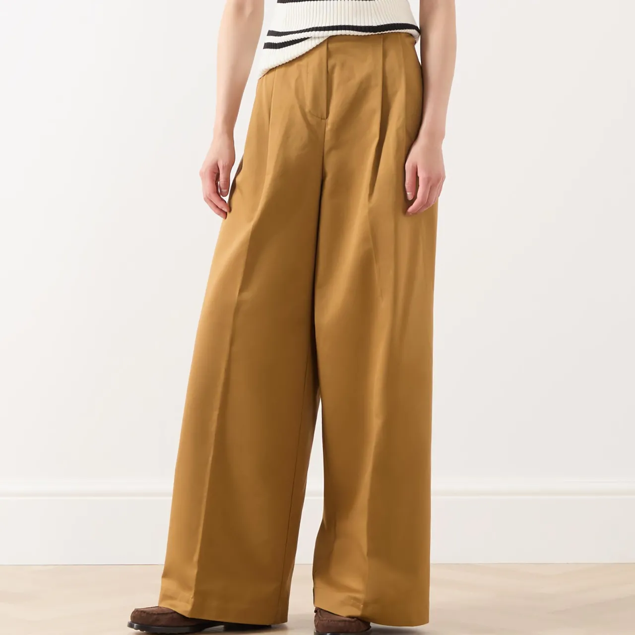 New Maciste Mid-Rise Wide Leg Trousers Women Trousers & Shorts